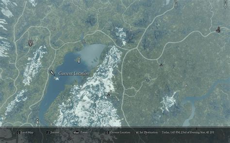 A Quality World Map With Roads At Skyrim Nexus Mods And Community