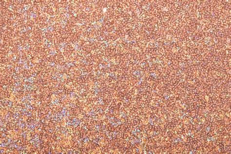 Stretch Sequins Nude Rose Gold