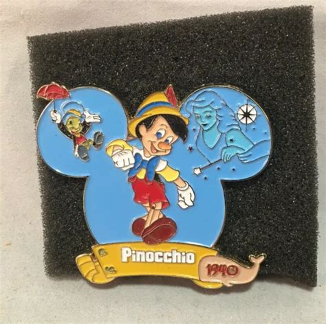 Bradford Exchange Magical Moments Pin 1940 Disney Pinocchio Jiminy