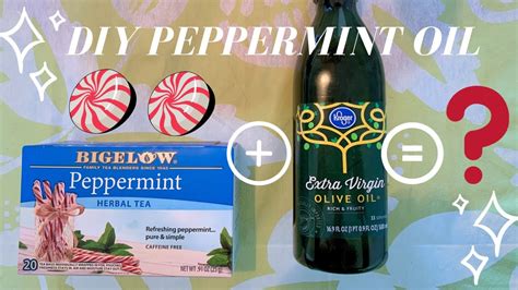 Peppermint Oil For Hair Growth DIY Peppermint Oil From TEA BAGS