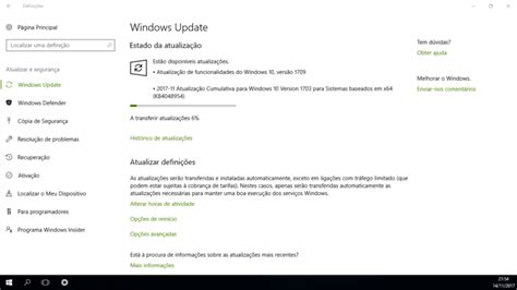 Windows 10 Como Actualizar Para A Versão Fall Creators Update Com