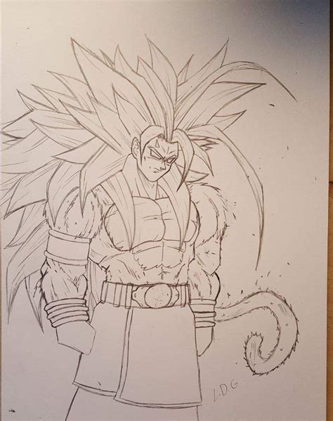 Goku Drawing Super Saiyan 5 At PaintingValley Com Explore Collection