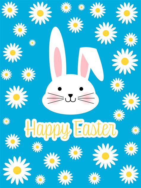 Easter Bunny Card Illustration Free Stock Photo Public Domain Pictures