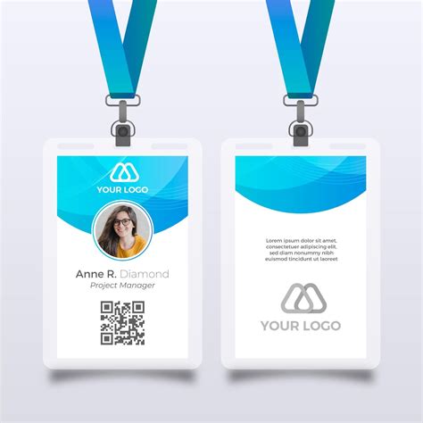 Design Your Own Id Card Custom Id Badge Plastic Badge Etsy