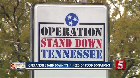 Operation Stand Down Tn In Need Of Food Donations