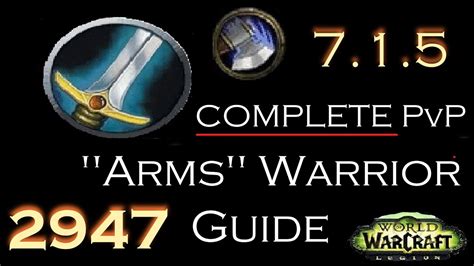 Haste is intentionally reducing enrage time, which is already down from 8 seconds in wod to 4 seconds in legion. 2.9+ COMPLETE "Arms" Warrior PvP Guide! | 7.1.5 Legion - YouTube