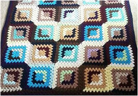 Good And Evil Granny Square Afghan Free Crochet Pattern