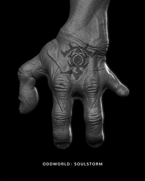 Soulstorm Abes Hand Tattoo Render Oddworld Know Your Meme