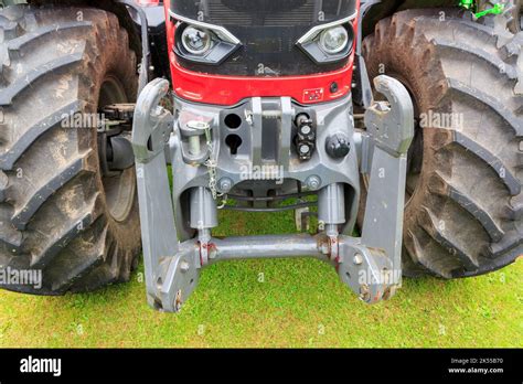 Brydkirk Scotland September 04 2022 Massey Ferguson Tractor With