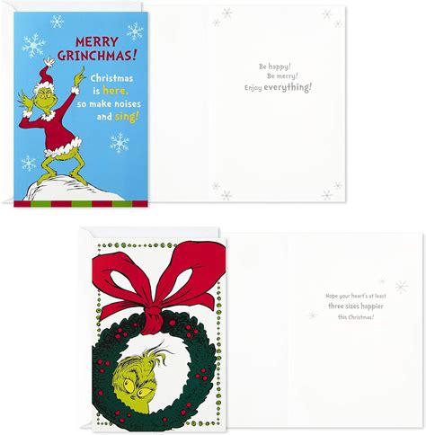 Hallmark Image Arts Boxed Christmas Cards Assortment Classic Grinch 4