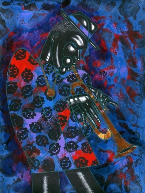 Larry Poncho Brown Just Coolin It Giclee On Paper Remarque African