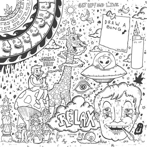 38+ trippy coloring pages for printing and coloring. Stoner Coloring Pages - Coloring Home