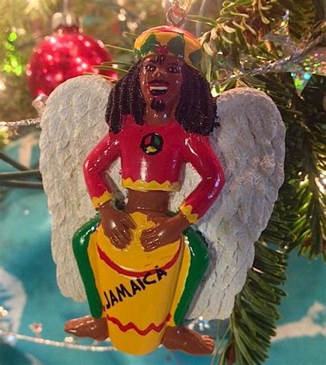 One Of Our Favorite Christmas Ornaments A Rasta Angel Jamaica