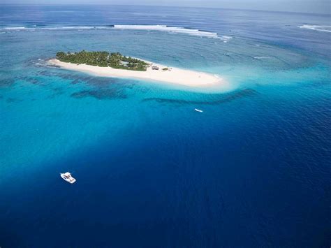 Aerial View Of Namotu Island Fiji