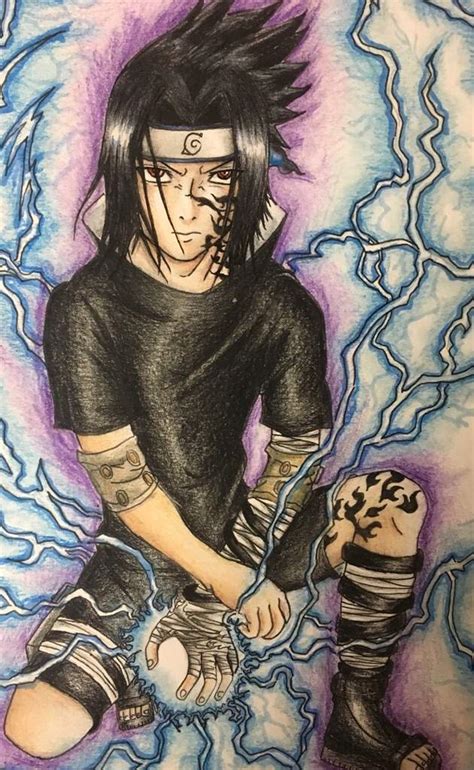 Sasuke Chunin Exams Drawing Anime Amino