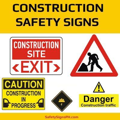 Each sign has a meaning construction site safety signs are there for a reason. Construction Safety Signages Philippines Manila | Claseek ...