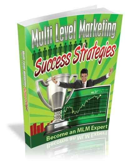 Multi Level Marketing Success Strategies Download Plr Ebook