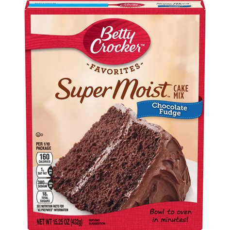 Betty Crocker Favorites Super Moist Chocolate Fudge Cake Mix 152 Oz