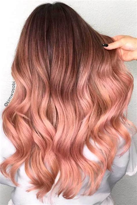 Irresistible Rose Gold Hair Color Ideas For