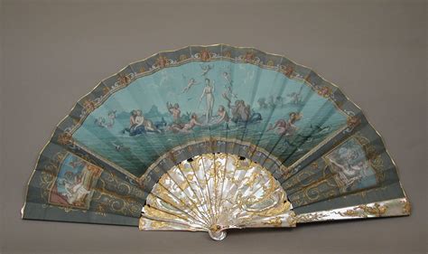 Fan Leaf Designed And Painted By Edouard Moreau Fan French The Met
