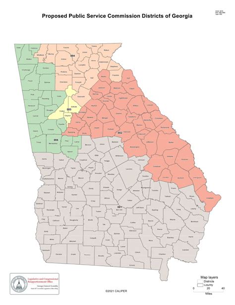 Georgia General Assembly Approves New Public Service Commission Map