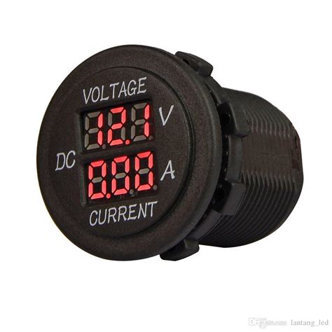 2018 Led Digital Display Voltage Amperage Meter For Boat Marine Vehicle