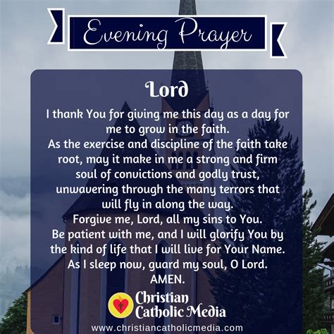 Evening Prayer Catholic Friday June 18 2021 Christian Catholic Media