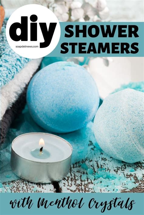 DIY Shower Steamers Recipe With Menthol Crystals Menthol Crystals