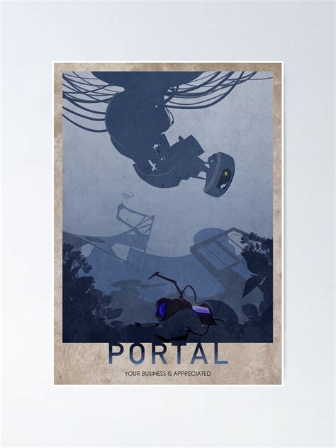 Portal Poster By Ryanripley Redbubble