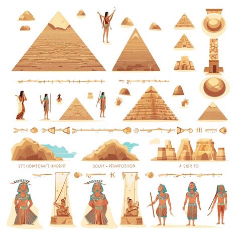 Premium Vector Egypt Pyramids