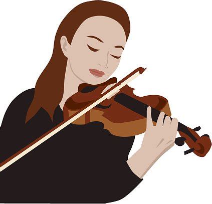 Woman Playing Violin Stock Clipart Royalty Free FreeImages