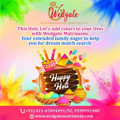 Happy Holi 2020 Matrimonial Services Matrimony Happy Holi