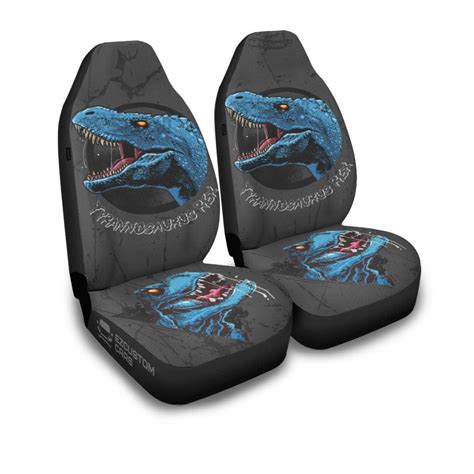 tyrannosaurus rex car seat covers custom dinosaur car accessories ezcustomcar