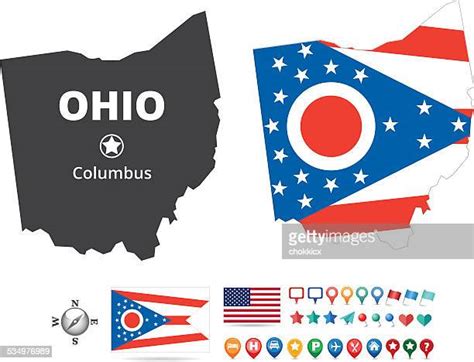 Columbus Ohio Vector Map Photos And Premium High Res Pictures Getty