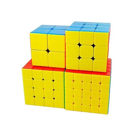 Coffret Rubiks Cube 4 Rubiks Cubes Moyu Roi Du Casse Tête