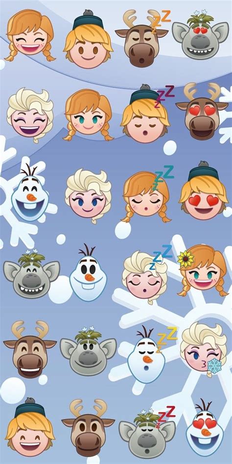 Disneys Frozen Emojis Frozen Personajes Pegatinas Bonitas
