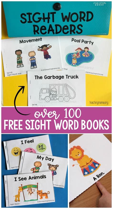 Printable Sight Word Booklets Printable World Holiday