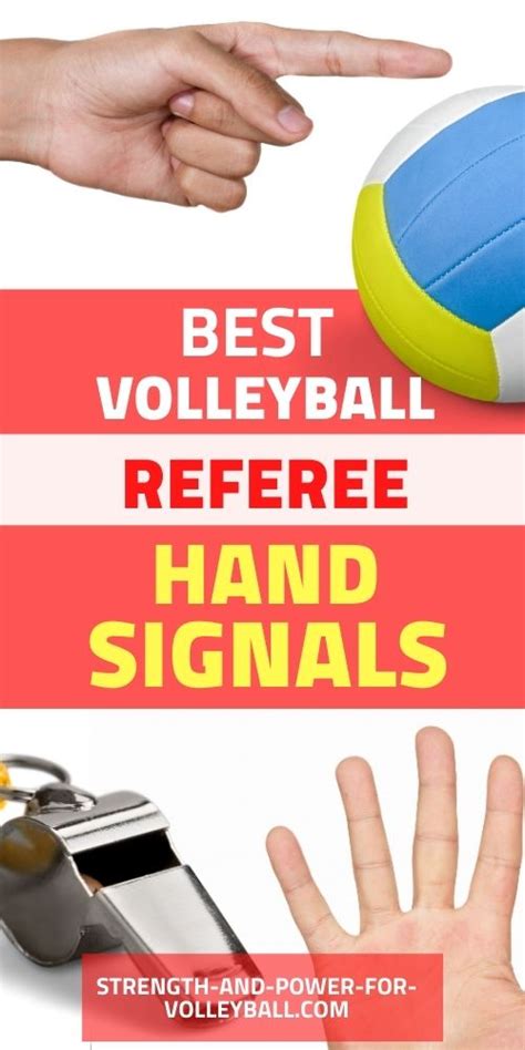 Volleyball Referee Signal Techniques