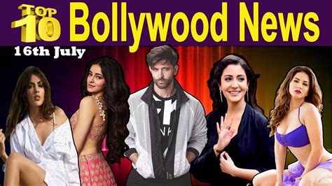 Top 10 Bollywood News 16th July20 I Latest Bollywood News I Bollywood