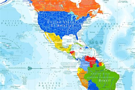 Map Of The World For Kids Primary Colors Geojango Maps