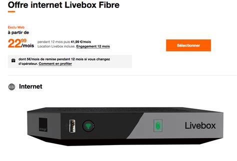 Livebox 5 Wifi Intelligent Et 2 Gbs Dès 3099€mois Avec Orange