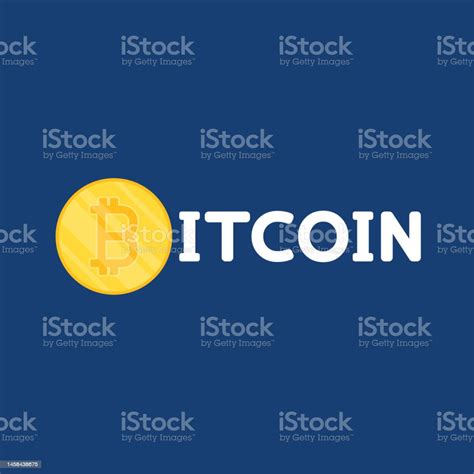 Bitcoin Logo Design Gold Bitcoin Vector Stock Illustration Download