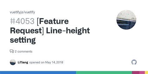 Feature Request Line Height Setting Issue Vuetifyjs Vuetify Github
