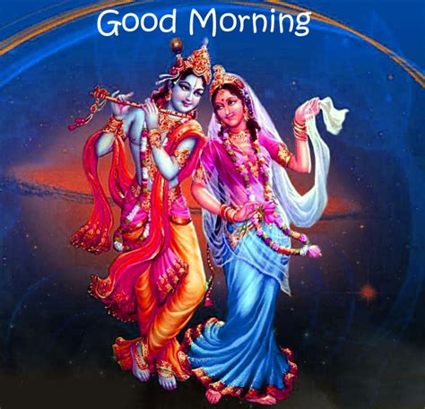Radha Krishna Good Morning 862190 Hd Wallpaper And Backgrounds Download