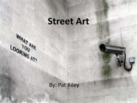 Presentation Street Art Ppt