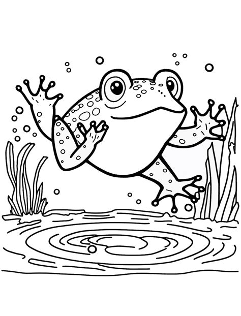 35 Frog Coloring Pages 2024 Free Printable Sheets