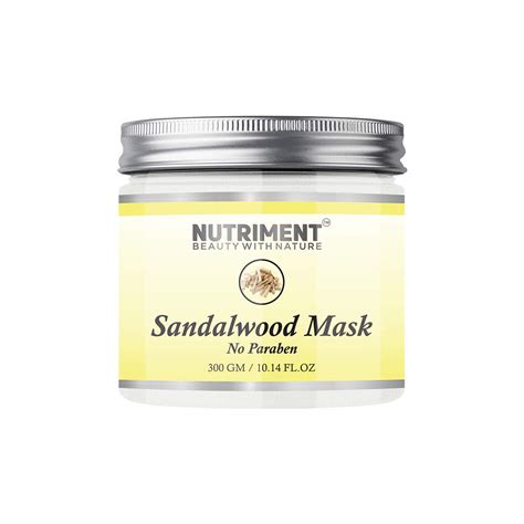 Buy Nutriment Sandalwood Mask For Hydrating Skin Removing Oil And