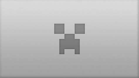 Download Gray Minecraft Creeper Face Wallpaper
