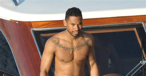Miguel Went Shirtless On A Yacht In Capri Italy Mariah Carey Keeps