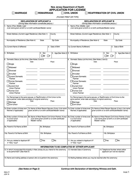 Nj Marriage License Application Online Fill Out And Sign Online Dochub